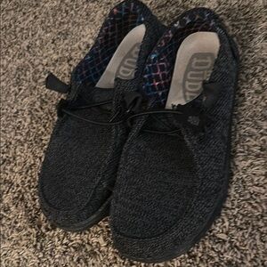 Hey Dude Black Casual Shoes